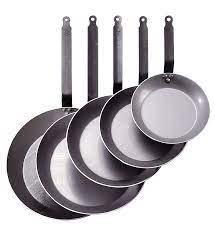 poele en fer mineral b de buyer ustensiles cuisine debuyer carbon steel carbon steel skillet steel