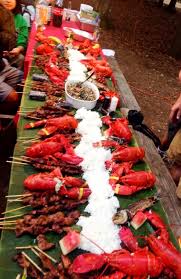 Birthday Party Food List Filipino Kamayan Style For Camping Dinner Camping Dinners Dinner Filipino Recipes