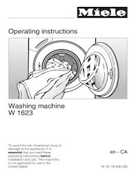 Miele novotronic w1918 repair manual w 1966 Miele W 1623 Operating Instructions Manualzz