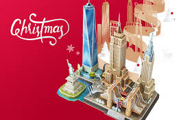Print on a 3 d printer, the case and 15 figures. Amazon Com Cubicfun 3d Puzzles For Adults Newyork Cityline Architecture Building Model Kits Collection Toys Gift Keepsake For Men And Women Statue Of Liberty Empire State Building Chrysler Building 123 Pieces Toys