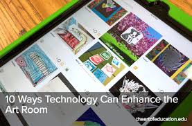The Art Of Education University 10 Ways Technology Can Enhance The Art Room Art Room Teaching Art Technology