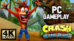 Crash Bandicoot N Sane Trilogy Pc Gameplay 4k 60fps Youtube
