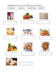 N any of the categories into which different foods may be placed. Food Groups Online Activity For Second Grade