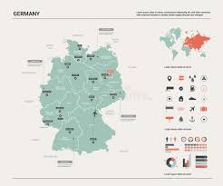Notre quotidien est finalement entouré des cartes du monde, de cartes de france et de cartes d'europe ! Carte De Vecteur De L Allemagne Haute Carte D Taill E De Pays Avec La Division Les Villes Et La Capitale Berlin Carte Politique Illustration De Vecteur Illustration Du Pays Division 145220902