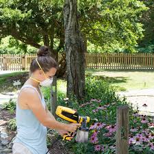 How To Stain A Split Rail Fence Wagner Spraytech In 2020 Rail Fence Split Rail Fence Garden Edging Stones