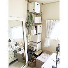 収納棚 隙間収納 1人暮らし ラグ 古い賃貸 などのインテリア実例 2020 05 05 10 57 37 roomclip ルームクリップ インテリア 賃貸 インテリア 収納棚