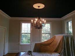 We did not find results for: One Of My Favorite Projects To Date A Gorgeous Formal Dining Room With French Gray Walls Freshly Painted Tr Blue Ceiling Dining Room Navy Dining Room Ceiling