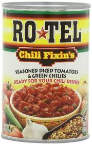 Amazon Com Ro Tel Chili Fixin S Seasoned Diced Tomatos And Green Chilis 10oz Can Pack Fresh Tomatoes Produce Grocery Gourmet Food