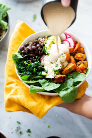 Shape into 8 potato cakes. Fire Roasted Sweet Potato Mexican Buddha Bowl Brownsugar Vanilla