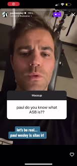Paul Wesley Being Silas Irl