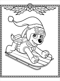 The series focuses on a young boy named ryder who leads a crew of search and rescue dogs that call themselves the paw patrol. Kids N Fun Com 15 Coloring Pages Of Paw Patrol Christmas