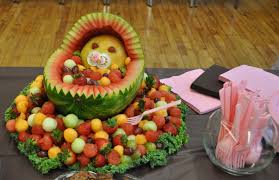 Cute Baby Shower Ideas For Girls 3 Baby Shower Fruit Baby Shower Food Watermelon Baby