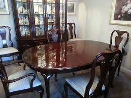 Thomasville dining room oak table chairs server cabinet | ebay. Thomasville Formal Dining Set Ebay
