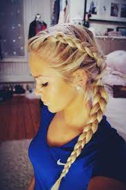 Side French Braid For Beginners Video Tutorial Hair Styles Sports Hairstyles Hair Braid Designs