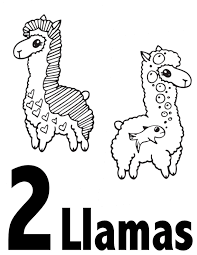 Llama Numbers 1 10 Free Printable Coloring Pages Preschool Kindergarten Stevi Kindergarten Coloring Pages Free Coloring Pages Free Printable Coloring Pages