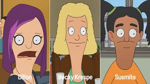 När det gäller Belcher-barnen och deras vänner är Tina den enda  Belcher-syskonet som inte har en bästa vän. Av dessa tre som kommer att  tänka på (Dillon, Becky, Susmita), vem tror du