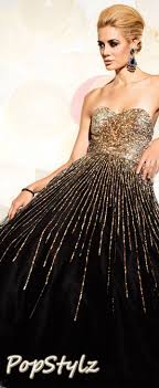 Black And Gold Evening Gown Dresses Page 1 Dress 2 Dazzling Dress Prom Dresses Ball Gown Designer Prom Dresses