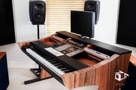 Aurora Studio Desk By Zolf Design Studio Desk Music Studio Room Recording Studio Home