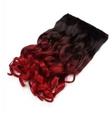 As now the variety of hairstyles cannot resist the unstopped wave of ombre hair, our extensions can offer you a brilliant option for styling. Alizz Glamorous Red Blonde Clip In Hair Extensions Curly Hair Wig For Girls And Women Natural Looks Multi Color Top Quality Ombre Hair Extension Price In India Buy Alizz Glamorous Red