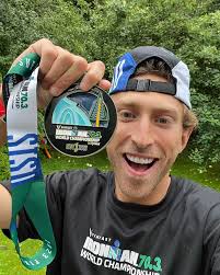 First Ironman 70.3 World Championships in the books 🚀 Beat my best time by  15 minutes and beat my personal goal for today at 4:50:19. Also fastest  half marathon pace I've ever