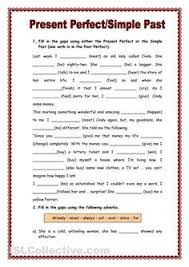 Simple Past Vs Present Perfect Worksheets Present Perfect English Grammar Exercises Simple Past Tense