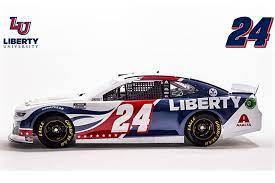 Liberty university extends william byron sponsorship through 2021. New Liberty University Paint Scheme To Adorn Byron S No 24 Chevy For 2021 Nascar Cup Series Season Liberty News