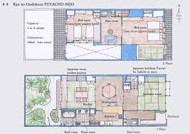 The name kyo means capital city (京). Kyo No Ondokoro Fuyacho Nijo Kyo Machiya Townhouse L Accommodation O In 2021 Traditional Japanese House Traditional Japanese House Floor Plan Traditional House Plans