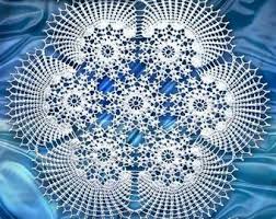 Items Similar To Daisy Doily 8 White On Etsy Crochet Doilies Cotton Gifts Doilies