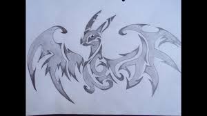 Le dragon compte parmi les créatures mythologiques les plus connues. Dessin Dessiner Un Dragon Tribal Youtube