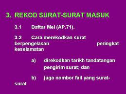 Surat masuk pt lucky man jl. Surat Menyurat Dan Fail 1 Pentadbiran Pejabat Kebanyakannya