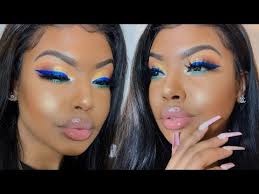 ELECTRIC BLUE EYELINER MAKEUP TUTORIAL