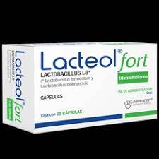 Lacteol Fort Lactobacilos Acidofilos Diarrea Capsulas Carnot Rx Gastroenterologia