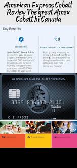 American Express Cobalt Review The Great Amex Cobalt In Canada Credit Score In 2020 Travel Rewards Credit Cards Credit Card Offers Reward Card