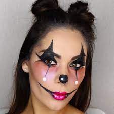 Fasching Make Up Im Letzten Moment Clown Schminken Anleitung Diy Fasching Zenideen Schminkzeug Halloween Makeup Gruseliges Make Up