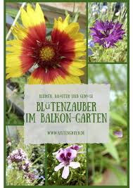 Bluhende Blumen Krauter Und Gemuse Im Balkon Garten Blumen Fur Garten Blumen Garten