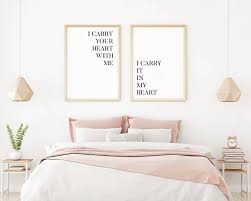 I Carry Your Heart With Me Sign Printable Love Quote Etsy Printable Bedroom Decor Bedroom Wall Bedroom Wall Decor Above Bed