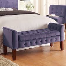Purple Bedroom Storage Bench In 2020 Tufted Storage Bench Storage Bench Bedroom Storage