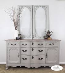 The only real difference between a sideboard and a buffet is where you choose to place it. Empire Gray French Provincial Buffet Eight Hundred Furniture