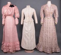 Two Pink One Ivory Day Dress 1880 1900 May 14 2019 Augusta Auctions In Vt Day Dresses Historical Dresses Womens Vintage Dresses