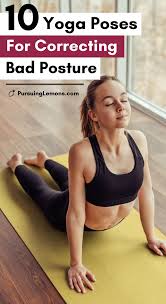 10 Yoga Poses For Correcting Bad Posture Easy Yoga Workouts Posture Exercises Yoga Benefits