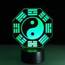 Penerapan fengshui identik dengan properti rumah. Cina Prediksi Feng Shui Taiji Bagua Lampu Yin Yang Tai Acht Trigramme Trigram Malam Lampu Rumah Kantor Lampu Meja Buy 3d Night Light 3d Night Light 3d Lampu Malam Product On