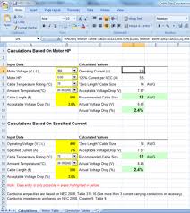 Cable Size Calculations