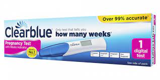 This test measures the specific level of hcg in the blood. Know How Far Along You Are With The Clearblue Digital Pregnancy Test