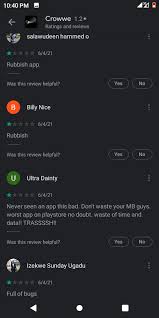 Explore tweets of crowwe @crowweapp on twitter. Nigerians Transferred Their Aggressions To Crowwe App On Playstore Politics Nigeria