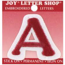 > iron on vinyl letters hobby lobby. Letter Iron On Applique 1 1 2 Hobby Lobby