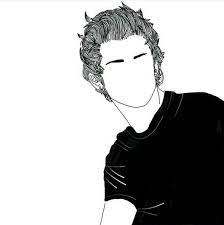 Tumblr Outline Boy Instagram Image about boy in ,,o u t l i n e s,, by ༺eves༻. pinterest
