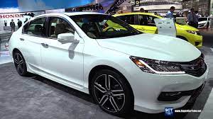 The 2017 honda accord is. 2017 Honda Accord V6 Touring Exterior And Interior Walkaround 2017 Detroit Auto Show Youtube
