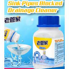 Surfaktan, ca(oh)2, fungisida dengan bahan aktif. Malaysia Serbuk Pencuci Sinki Elak Sinki Tersumbat Sink Pipe Blocked Drainage Shopee Malaysia