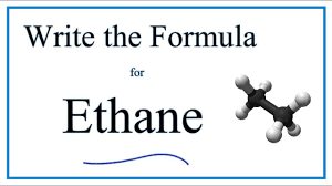 C2h6 + o2 → co2 + h2o… (unbalanced) 2 c2h6. How To Write The Formula For Ethane Youtube