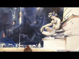 Watercolor Workshop New York City Day 2 Gary Tucker Watercolorist Plein Air Watercolor Workshop Watercolor